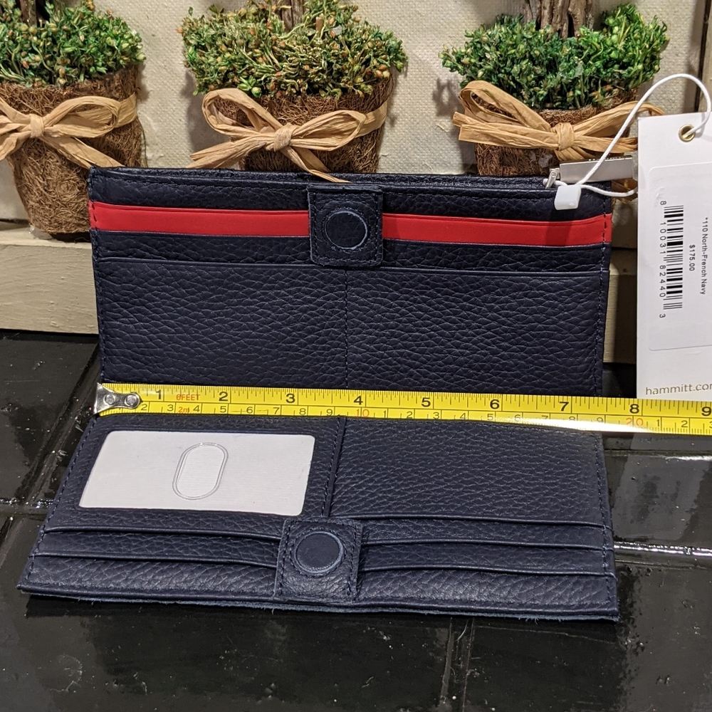 💙SOLD💙NWT Hammitt North French Navy wallet - Picture 4 of 5